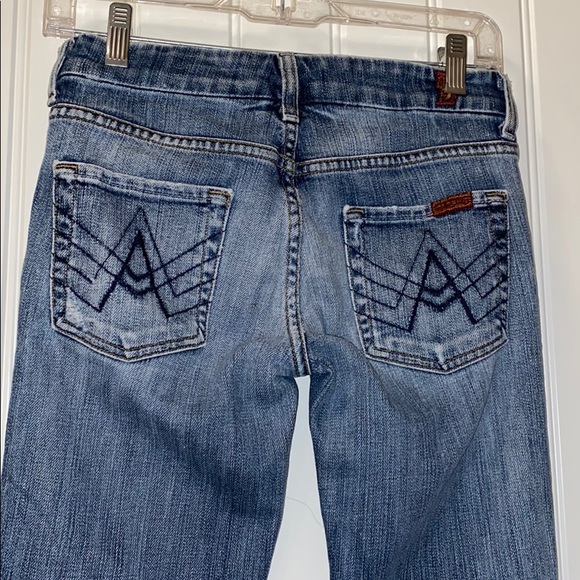 For All Mankind distressed jeans. Size 25. - Picture 5 of 8